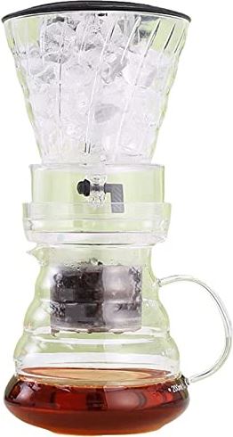 Habiba Amerikaans sifonkoffiezetapparaat, hittebestendig glas handmatig koffiezetapparaat, koud brouwen koffiezetapparaat met waterstroomregelklep