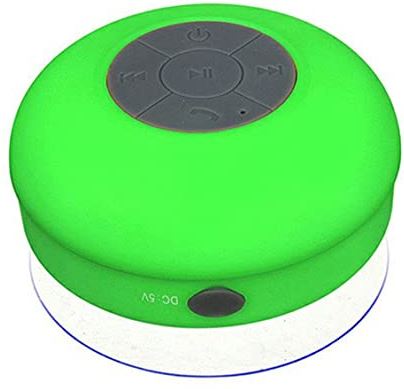 QOLE Bluetooth-luidspreker Ingebouwde oplaadbatterij en HD-microfoon, ontwerp met zuignap MIni-luidspreker Waterdicht Ideaal voor strandfeestjes buitenshuis
