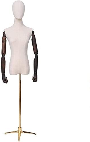 ROSG Pinnable Mannequin Body Torso Mannequin Full Body Fashion Students Display with Arms Female Mannequin Dressmakers Dummies
