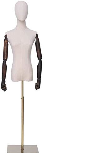 ROSG Pinnable Mannequin Body Torso Mannequin Full Body Fashion Students Display with Arms Female Mannequin Dressmakers Dummies