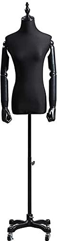 ROSG Mannequin Torso Body Professional Designer Student Female Mannequin Female Tailors Dummy Girl Display Stand Model