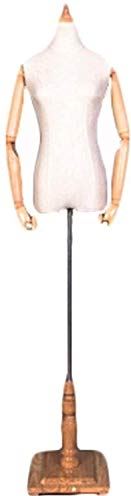 ROSG Pinnable Mannequin Body Torso Female Mannequin Body Tailors Dummy Mannequins Adjustable Height Clothing Display