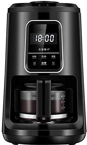 BOBRING Volautomatische koffiemachine Koffiezetapparaat Volautomatische koffiemolen Drip Commerciële koffiemachine Kleine kantoorkoffiemachine (afmetingen: 25,2 * 35,4 * 37,8 cm)