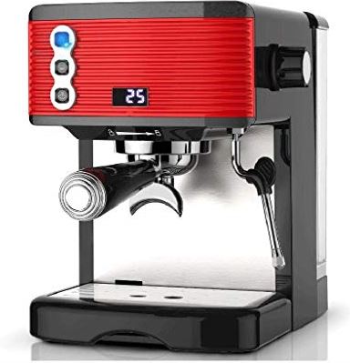 BOBRING Volautomatische Cappuccino Machine Espresso Maker Automatische Koffie & (Iced-Coffee) Kleine RVS Espresso Machine Kantoor Stoom Koffiemachine Commerciële Koffiemachine