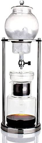 Habiba Modern sifonkoffiezetapparaat, luxe ijskoud brouwsel druppelaar koffiezetapparaat voor keuken thuiskantoor, multifunctioneel koffiezetapparaat