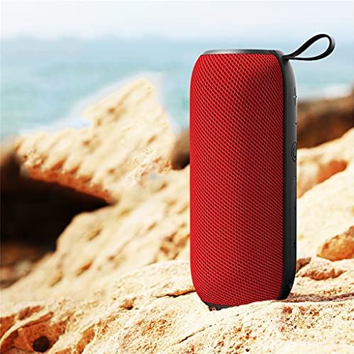 SCDMY N/A Bluetooth-luidspreker dubbele luidsprekers hoog volume subwoofer mobiele telefoon voor buiten kleine audio draadloos draagbaar (Color : Red)