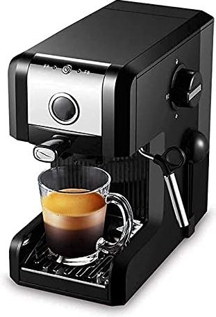BOBRING Automatische espressomachine, koffiezet- en molenkoffiezetapparaat 20 bar, stoommondstuk, verwijderbare lekbak voor het bereiden van warme dranken