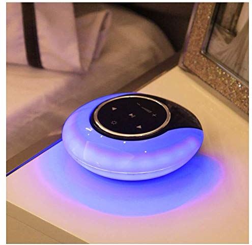 LTGJJ Bluetooth -luidsprekerornamenten DRD Moon Bay Light Bluetooth -luidspreker Telefoon Smart Touch Wireless Bluetooth -luidspreker Small LED Nachtlichtblauw (blauw)