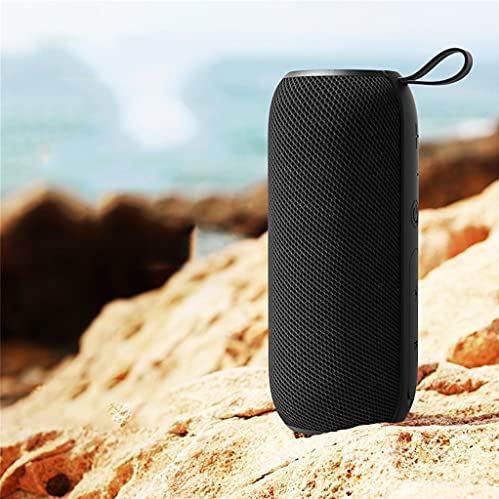 SCDMY N/A Bluetooth-luidspreker dubbele luidsprekers hoog volume subwoofer mobiele telefoon voor buiten kleine audio draadloos draagbaar (Color : Black)
