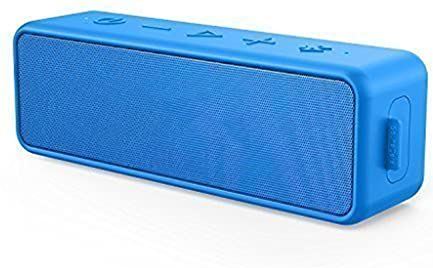 SCDMY N/A Draagbare draadloze Bluetooth-luidspreker Betere bas 24 uur speeltijd Bluetooth-bereik 10m en hoger IPX5-waterbestendigheid (Color : Blue)