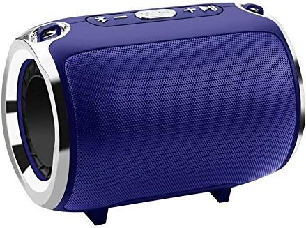 LTGJJ Bluetooth -luidspreker Purple Bluetooth Wireless Stereo Spreker Frets Subwoofer luidspreker Hifi Draagbare ondersteuning FM Radio Tf aux USB spreker