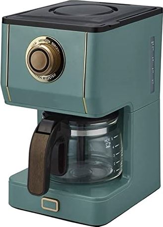 BOBRING Huishoudelijke retro elektrische druppelkoffiezetapparaat, koffie- en cappuccino-apparaat 650ML