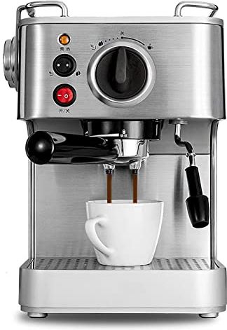 UIUI Koffiezetapparaat, espressomachine, Italiaans koffiezetapparaat, halfautomatisch, met melkschuim, druk van 19 bar, geschikt voor cappuccino moka latte