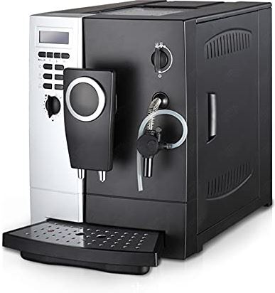 FMOGGE Koffiezetapparaat Automatische Espressomachinemilk Bubble Koffiezetapparaat Met Koffie Been Poedermolen Voor Cafetaria Espressomachine (Eu)