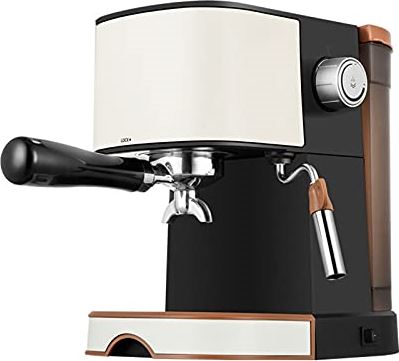 BOBRING Automatische espressomachine, koffiezetapparaat met 20 bar pomp Stoommelkschuim, voor latte, macchiato, cappuccino en espressodranken (kleur: B) (B)