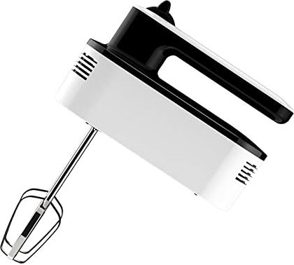 FMOPQ Elektrische handgarde Handheld eierklopper Huishoudelijke elektrische eierklopper Bakken Kleine slagroommixer en noedelmachine (kleur: wit, maat: één maat) (wit één maat)