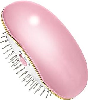 ZSMY Anti-Frizz Haarborstel Negatieve ionen Haar Kam Elektrische Massage Ionische Haarborstel Draagbare Magic Hairbrush Sticking Borstel (Color : Pink without Box, Size : 1)