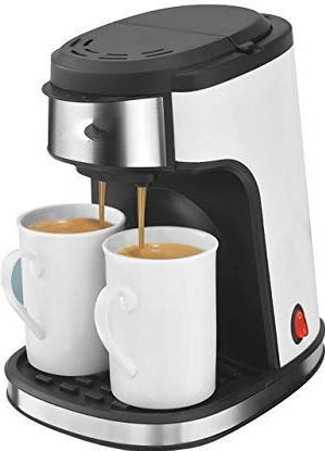 FMOGGE Multi-In-One Koffiezetapparaat, Huishoudelijk Verwijderbaar Druipend Elektrisch, Geconcentreerde Koffie En Cappuccino, Zwart