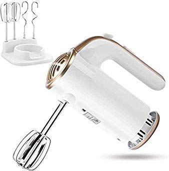RTYHASGHHH Hand Mixer Electric 5 Speeds Egg Whisks 250W Multi-speed Hand Mixer 4 Attachments for Kitchen Baking Cake Egg Cream Food Whisks
