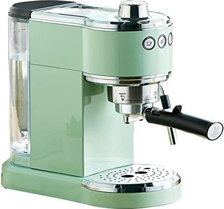 UIUI Espressomachine, Italiaanse halfautomatische kleine stoommelkopschuimer, 20 bar, elektronische thermostaat, geschikt voor cappuccino-mokka