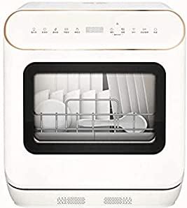 XBWZBXN Draagbare aanrecht vaatwasser 5 wasprogramma's draagbare wasmachine luchtdroog functie en led licht babyverzorging appartement kantoor thuis keuken