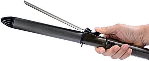 FMOPQ 28mm Toermalijn Keramische Haar Curling Wand met 360 Graden Draaibare Clip Haar Krultang Styling Tool + Siliconen Warmte Proof Mat