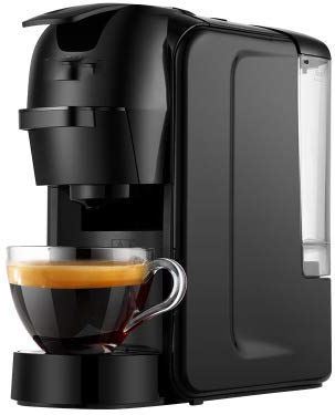 FMOGGE Capsule-Koffiezetapparaat, Huishoudelijke Semi-Automatische 3 In 1 Meer Draagbare Hogedrukconcentratie, Latte- En Cappuccino-Machine En Koffiepoeder Compatibel, Europese Regelgeving (Europese Regelge