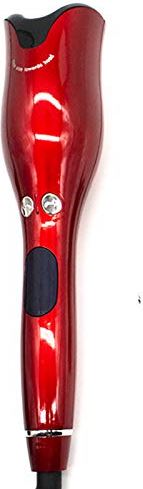 HEWXWX Nieuwe Komende Automatische Krultang Hair Waver Hair Curler,Anti-brandende en duurzame vorm Keramische Roterende Air Curler 100V - 240V, Red-EU