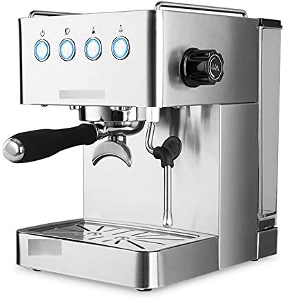 FMOGGE Koffiezetapparaat Espressomachine Machine Met Melkopschuimer, 1,7 L Watertank Koffiezetapparaat Voor Cappuccino, Latte, Machiato, Voor Thuisbarista Espressomachine