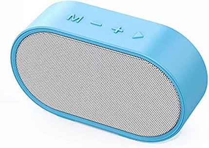 RTYHASGHHH Portable Bluetooth Speaker Mini Size Travel Speaker Bluetooth 4.0 Wireless Speaker with 3D Stereo Hi-Fi Bass Built-in 1200 MAh Battery 6H Playtime (Color : Blue)