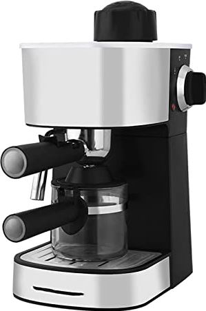 BOBRING Semi-automatische espressomachine, programmeerbare koffiemachine met glazen karaf