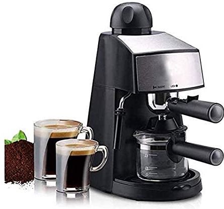 BOBRING Koffiezetapparaat, halfautomatische espresso-koffiezetapparaten, opschuimen voor latte, macchiato, cappuccino en espressodranken
