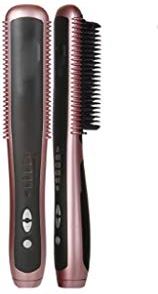 FMOPQ Ceramic Anti-scalding Straight Hair Brush Fast Heating Negative Ion Ceramic Modeling Beard Brush Straight Hair Brush