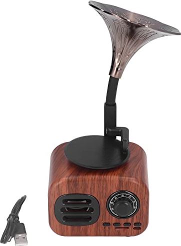 Teror Retro Bluetooth Speaker, Vintage Draadloze Speaker 5W USB Oplaadbare Retro Bluetooth Speaker voor Home Party Office