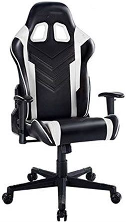 RTYHASGHHH Gaming Chair E-Sports Chair Home Comfortable Gaming Sports Chair Lift Computer Backrest Swivel Gaming Chair Video Game Chairs (Color : Red Size : One Size) (White One size)