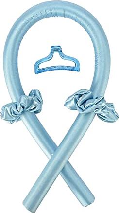 CHUANCHUAN Xxjun Store Slapen krullenijzer zonder pijnloze haarkrulspelden slapende zachte krulbar wave formers Diy Vrouwen haar styling tool (Color : Blue)