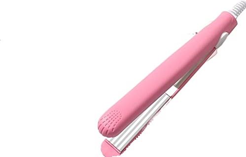 FMOPQ Nieuwe Mini Haar Perm Roze Keramische Golfplaat Elektrische Krultang Curling Stijltang Styling Tool (Kleur: Roze met Doos) (Roze Met Doos)