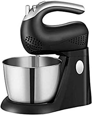 RTYHASGHHH Stand Mixer 260W Electric Kitchen Food Mixer with 2.3 L Stainless Steel Bowl 5-Speed Control Dough Mixer with Dough Hook Whisk Beater