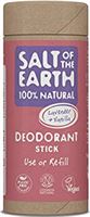 Salt of the Earth Natural Deodorant Stick Refill Lavender & Vanilla, Aluminium Free, Vegan, Long Lasting Protection, Leaping Bunny Approved, Made in The UK - 75 g
