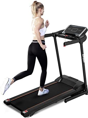 RTYHASGHHH Folding Electric Treadmill 0-10 MPH Adjustable 2.0 HP 200Lb Bearing Weight for Home Office Apartment for All Home Gym Workout Equipment