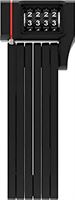 Abus Unisex - Volwassen 5700C/80 BK SH vouwslot, zwart, 80 cm