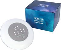 Sleepyy Wake-Up Light – Smart Edition - Lichtwekker - Digitale Wekker met lamp - Snooze Functie - Wit – Slaaphulp met USB aansluiting