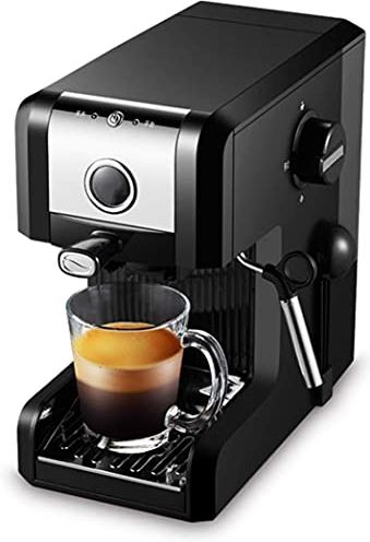 DDHYKL Espressomachine Maker 20 Bar, Capuccino, Opschuimen Melkschuim, 1250W, Stoompijp Capaciteit 0,97L Verwijderbare lekbak voor het bereiden van warme dranken