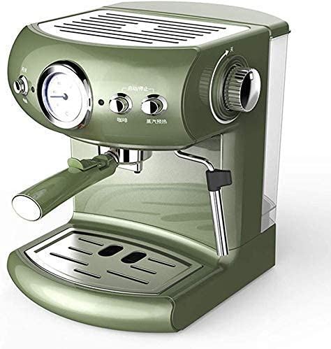 DDHYKL Volledig semi-automatisch koffiezetapparaat Retro-stijl Espressopomptype Huishoudelijk en commercieel stoomtype Melkschuim Sterke stoom