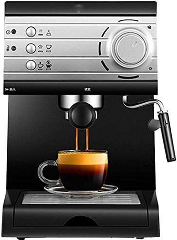 DDHYKL Espressomachine, cappuccino-koffiekan, kleine semi-automatische stoom, 20 bar pomp latte en mokka, roestvrij staal, melkschuimsysteem, 850W