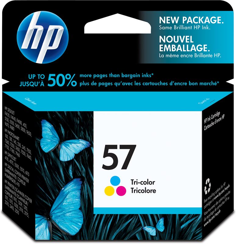 HP 57 Tri-color single pack / cyaan, geel, magenta
