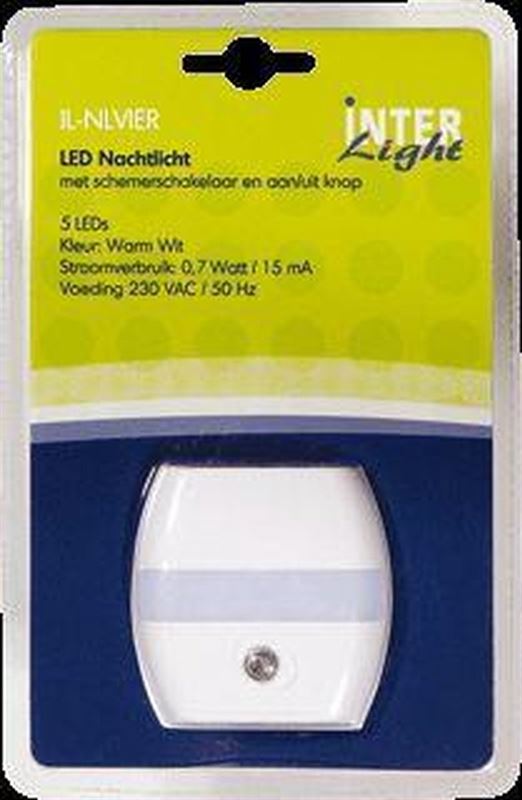 Interlight LED nachtlampje 0,7Watt