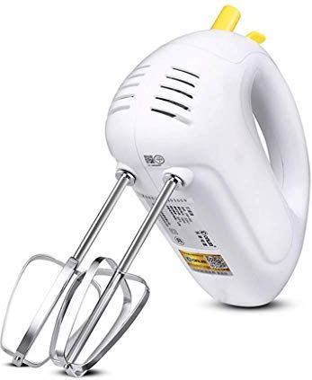 WZXCV Eierklopper, Elektrische Handmixer Met 5 Snelheden, Mini Elektrische Eierklopper Elektrische Handmixers-Wit