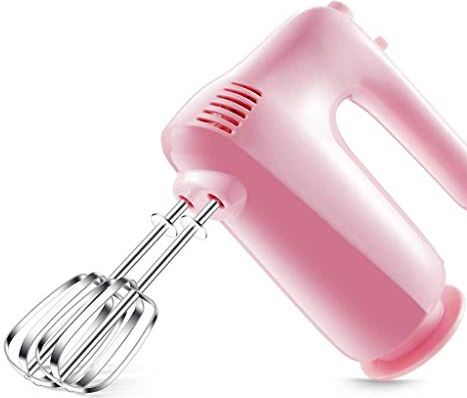 WZXCV Roze Garde, Compacte Elektrische Handmixer Voor Het Kloppen Van Koekjes, Cakes, Deeg, Beslag, Meringues
