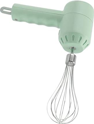 Tomantery Handmixer, USB Oplaadbaar Praktisch Draagbaar Eenvoudige bediening Elektrische mixer Veilig met eierklopper voor bakken(Groente)
